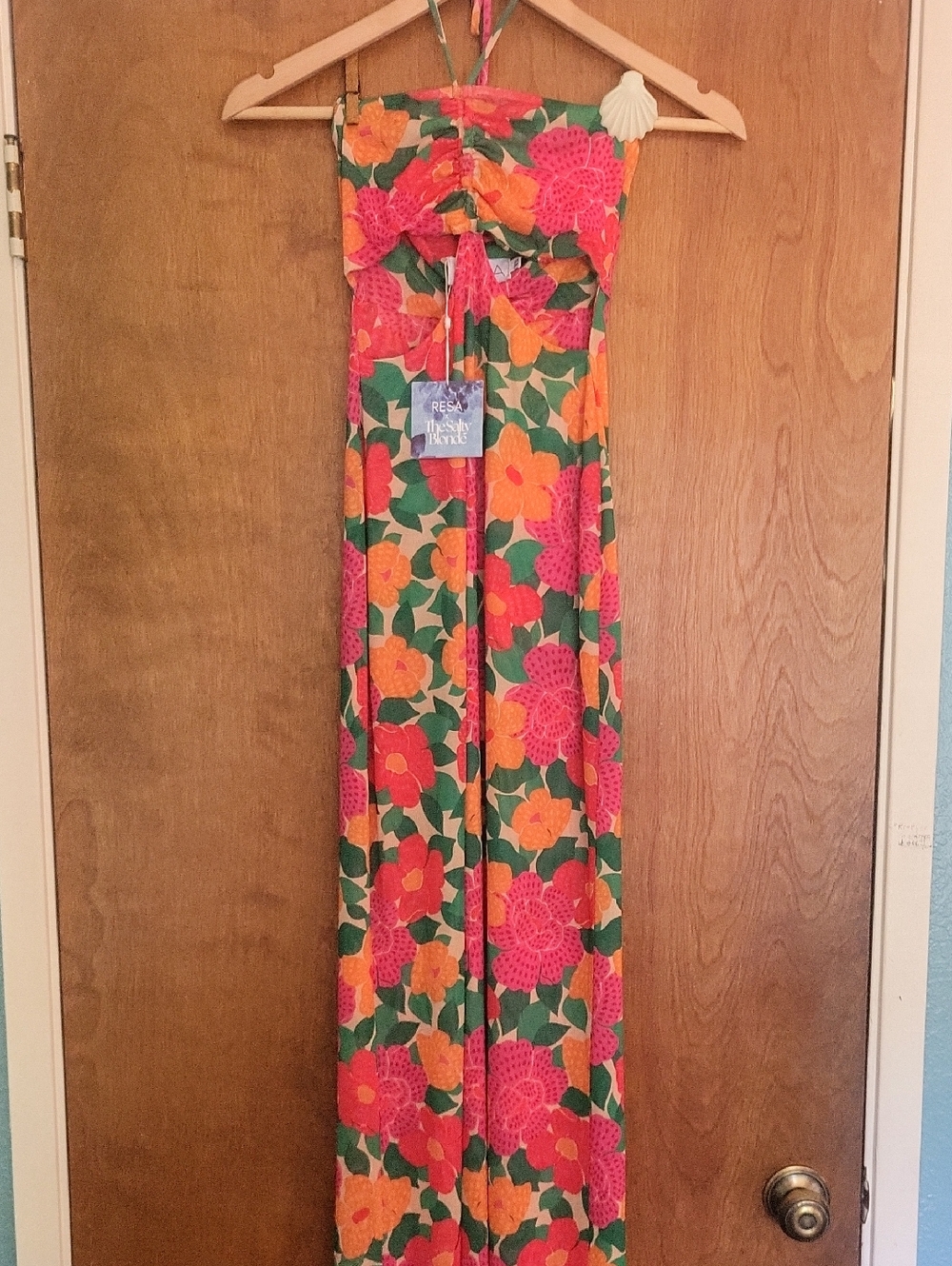 Resa X Salty Blonde Pheobe Dress In Cuba